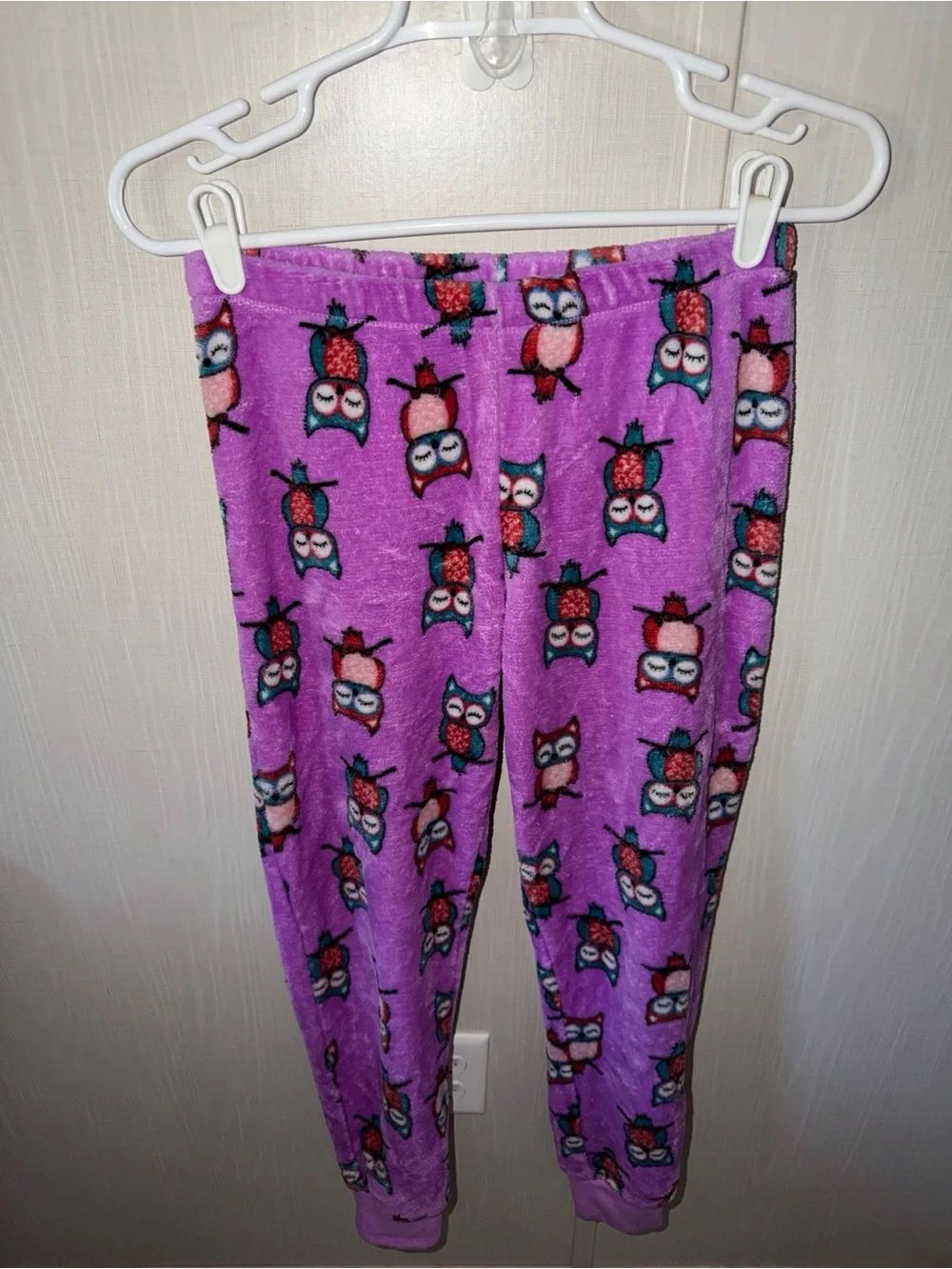 wonder nation Purple Owl Fleece Pants